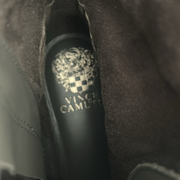 Vince Camuto Gray Suede Boots with Chains - Picture 9 of 9